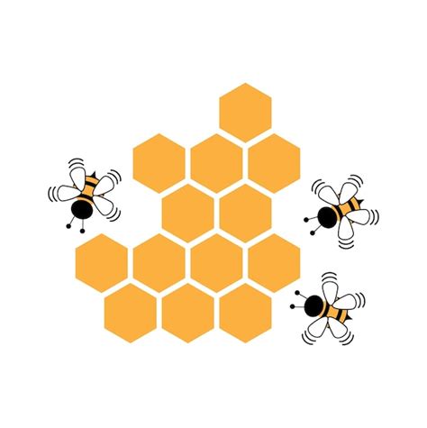 Premium Vector Vector Honeycomb Beehive With Hexagon Grid Cells And