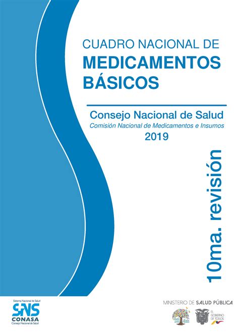 Cuadro Nacional De Medicamentos Basicos Ma Edici N Cuadro Nacional