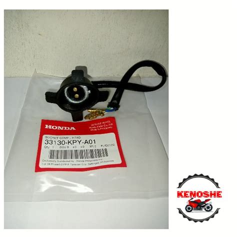 HEADLIGHT SOCKET HONDA TMX 155 XRM WAVE GENUINE 33130 KPY A01