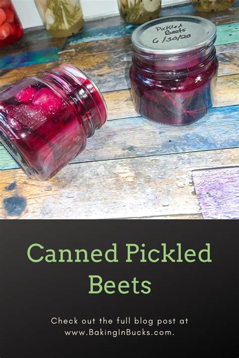 Canning Pickled Beets ⋆ Baking In Bucks