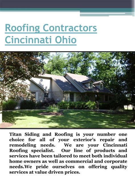 PPT - Cincinnati Roofers PowerPoint Presentation, free download - ID