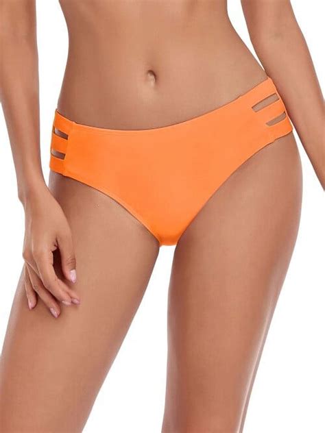 Ocean Blues Women S Strappy Bikini Swim Bottom Full Coverage Swimwear Bathing Suits Walmart