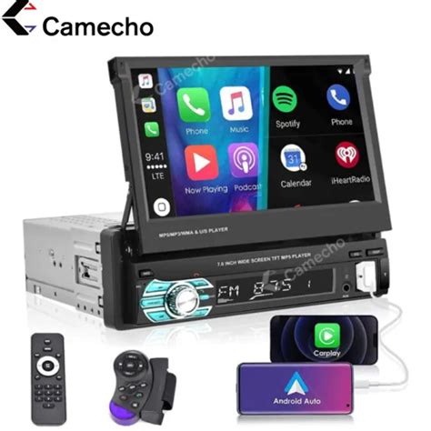 SINGLE 1 DIN Carplay Android Auto Autoradio Mit 7 Bildschirm Bluetooth