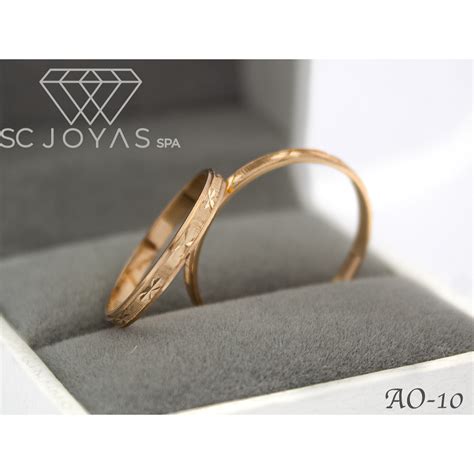 Anillos De Compromiso O Promesa Oro 18k