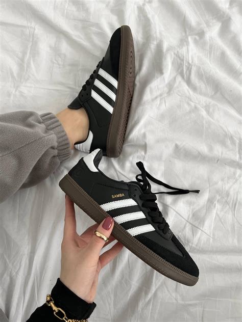 Жіночі Кросівки Adidas Samba Black White / Адідас Самба Чорні з Білим ...