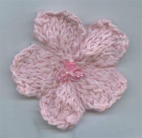 Knit Flower Pattern A Knitting Blog