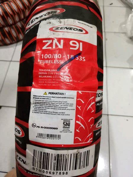 Jual Ban Zeneos Per Zn Tubeless Produksi Gajah Tunggal