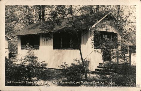 Mammoth Cave Woodland Cabins Mammoth Cave National Park Postcard