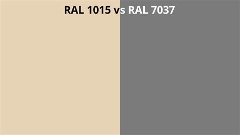 Ral 1015 Vs 7037 Ral Colour Chart Uk