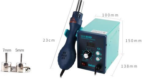 Bakon SBK858D Digital Display Rework Station With Hot Air Gun For Repair Cellphone Buy