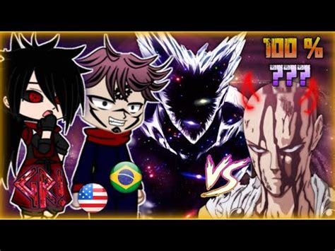 Anime Villains React To Saitama Vs Cosmic Garou God Garou One