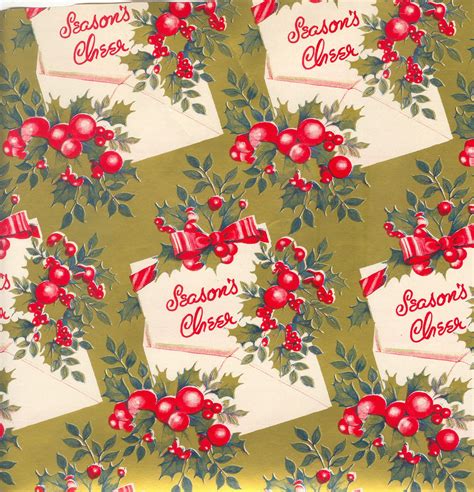 Vintage Christmas Wrapping Paper Vintage Christmas Wrapping Paper