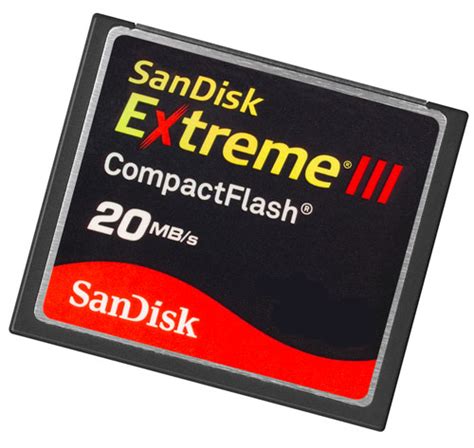 Sandisk Sdcfx Extreme Iii Compactflash Gb