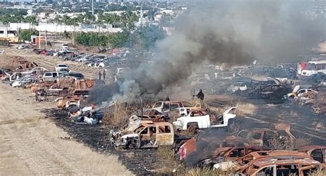 Nuevo Incendio En Gr As Culiac N Consume Vehiculos Y Cajas De