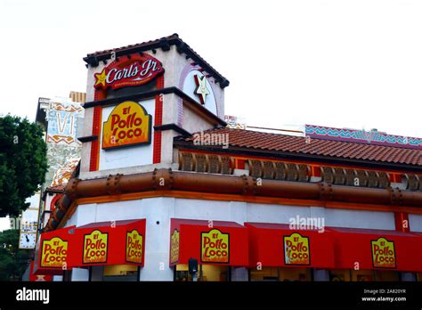 El Pollo Loco Fast Food Restaurant Chain Specializing In Mexican Style