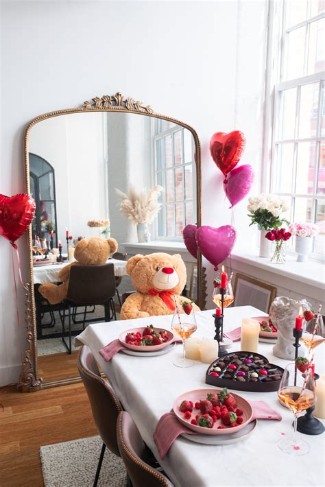 Ladies Valentines Day Pink And Red Tablescape Ideas With Love Caila