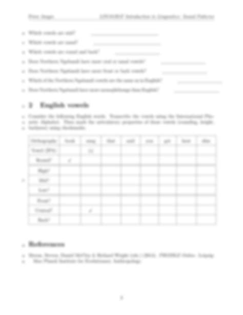 Solution Tutorial Week Phonetics Of Vowels Studypool