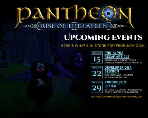 Pantheon Rise Of The Fallen Schedules Pre Alpha Session For Alpha