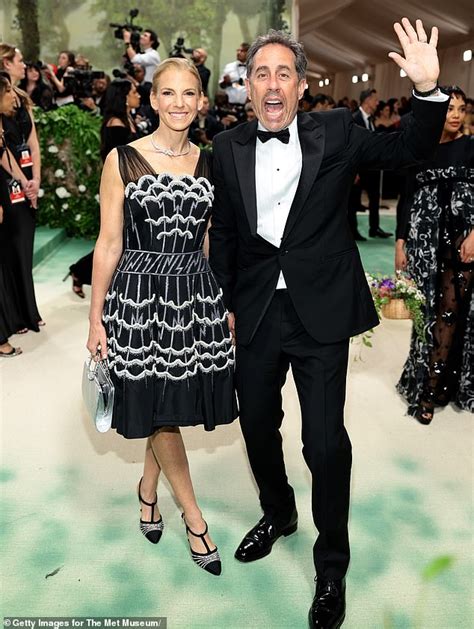 Jerry Seinfeld 70 Goes Wild At The Met Gala As He Is Joined By His Wife Jessica 52 After