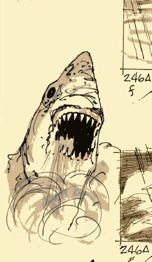 Jaws Deluxe Storyboard 65 Joe Alves Movie Art