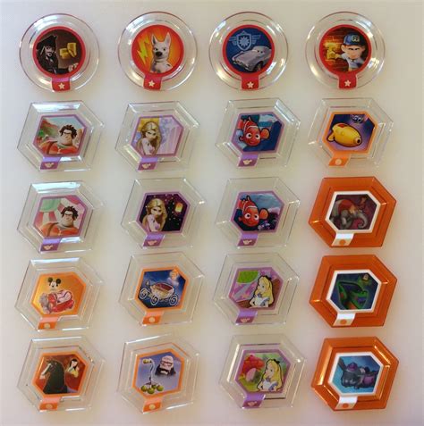 Disney Infinity Power Disc Complete Series 1 Set Of 20