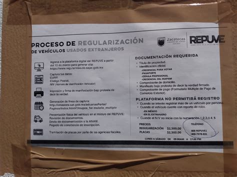 Inicia Regularizaci N De Autos Chocolate En Zacatecas