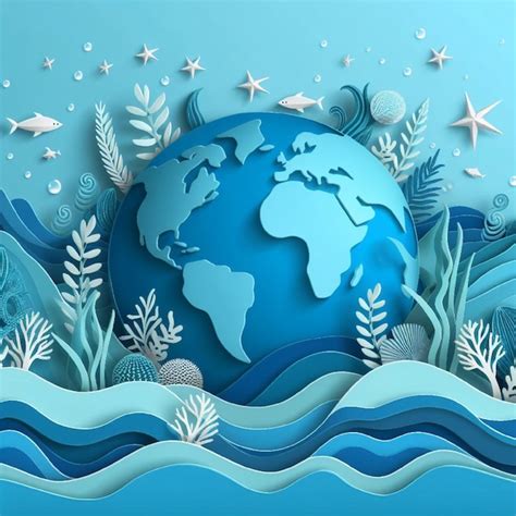 Premium Vector World Oceans Day