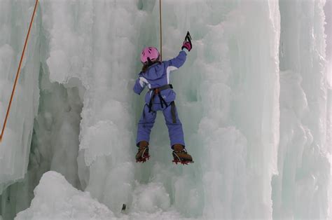 Ms. Liebel's Classroom: Ice Wall Climbing Over Spring Break