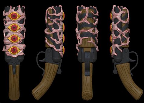 Artstation Demon Slayer Genya Short Shotgun Cosplay Fan Art Both