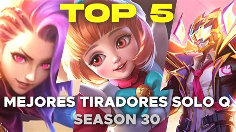 TOP 5 MEJORES TIRADORES PARA GANAR SOLO Q RANKED EN SEASON 30