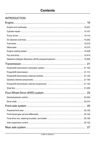 CASE IH Magnum 260 Tractor Service Repair Manual PIN ZBRD07000 And