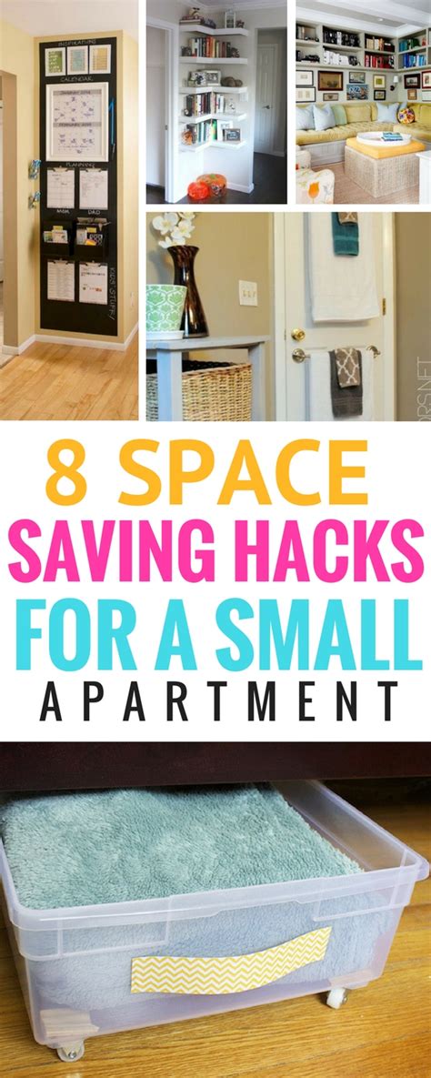 Space Saving Hacks For Your Small Apartment Craftsonfire