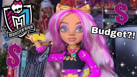 G Budget Clawdeen Wolf Monster High Day Out Doll Review Youtube