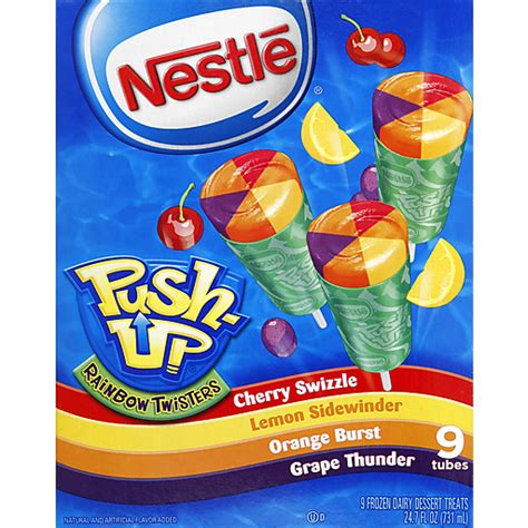 Push Up Push-Up Rainbow Twisters, Assorted | Non-Dairy Ice Cream ...