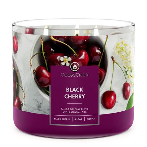 Goose Creek Black Cherry Large 3 Wick Candle Goose Creek Candle