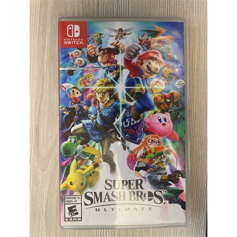 Nintendo Switch 任天堂明星大亂鬥 Super Smash Bros 遊戲片 二手片 蝦皮購物