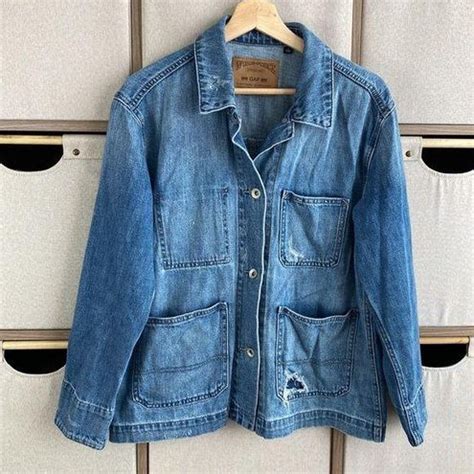 Gap Workforce Vintage Denim Chore Jacket Size M 29 From Chadney