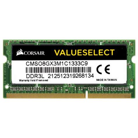 Memoria Para Notebook Ddr L Gb Mhz Corsair Valueselect