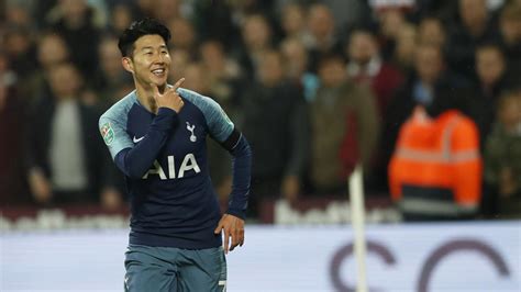 Son Heung Min Tottenham Hotspur Spurs League Cup