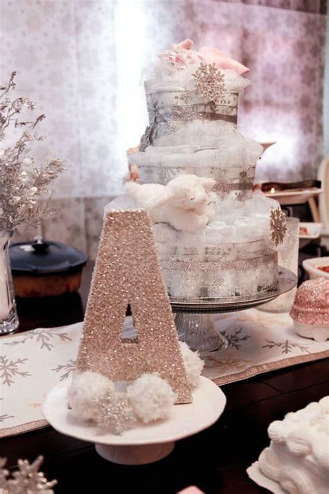 35 Pretty Winter Baby Shower Ideas