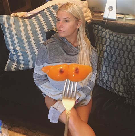 Jessica Simpson Goes Topless As She Teases Fans With Sexy Picture Of Her Bum In A Thong Bikini
