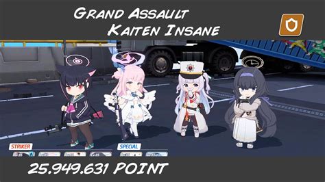 Blue Archive En Kaiten Grand Assault Urban Insane Mode K Pts