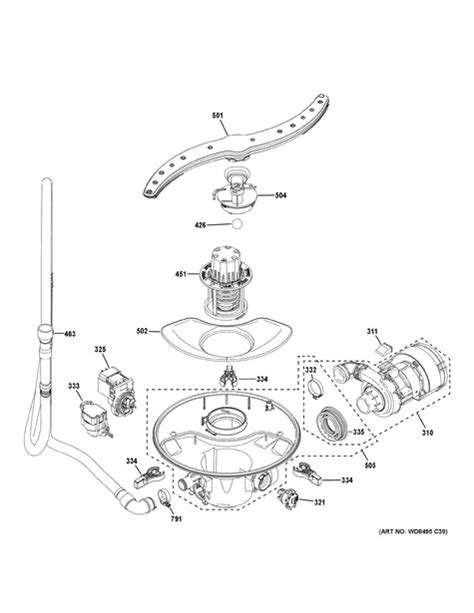 WD19X25466 DIVERTER ASM Trible S