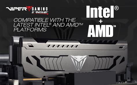 Patriot Viper Steel DDR4 RAM 16GB (2X8GB) 3600MHz CL18 UDIMM Kit de ...