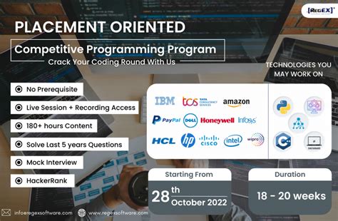 Industrial Internship Training Program October 2022 Regex Software