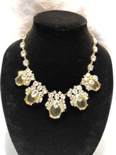 Vintage Talbots Statement Necklace Gem