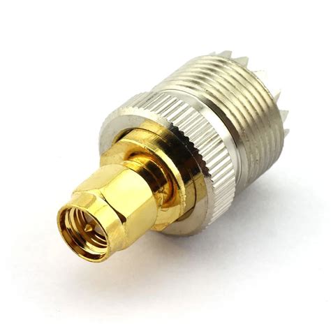 UHF SO 239 SO239 Female To SMA Male Plug Connector Coaxial Adapter SMA