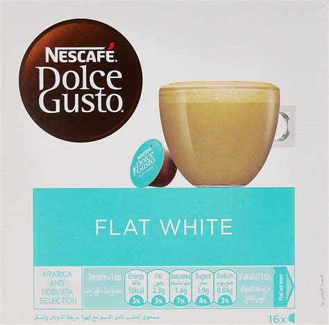 Nescaf Dolce Gustto Flat White Capsules Amazon Co Uk Grocery