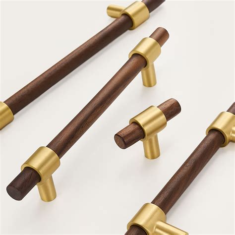 Circa Walnut And Solid Brass Handles Meraki