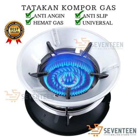 Jual SEVENTEEN TATAKAN KOMPOR GAS ANTI SLIP TAHAN ANGIN ALAS KOMPOR GAS